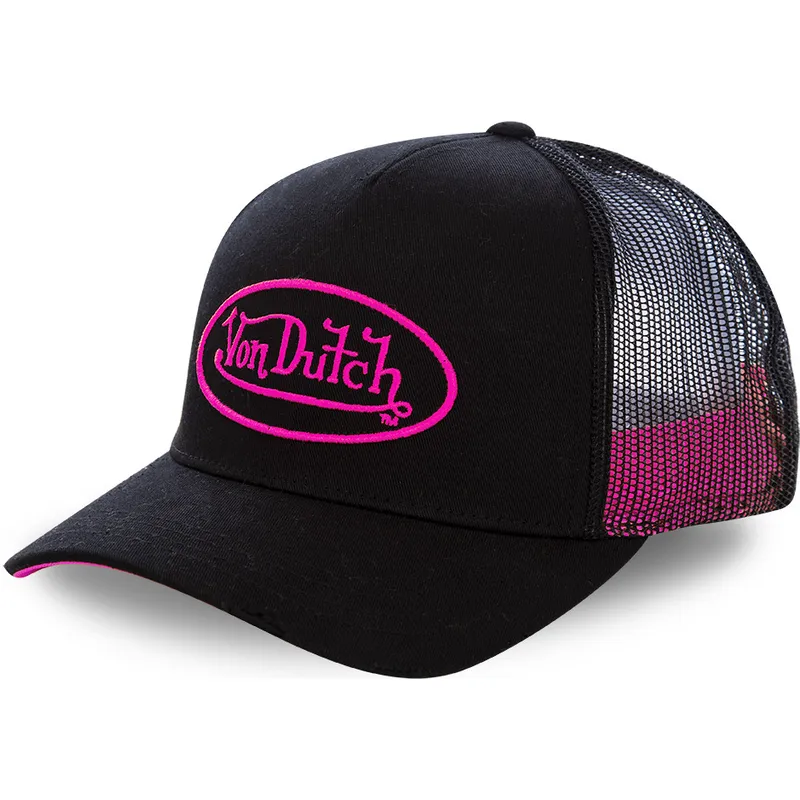 petten-gebogen-zwart-snapback-rosa-neo-pin-van-von-dutch petten-gebogen-zwart-snapback-rosa-neo-pin-van-von-dutch
