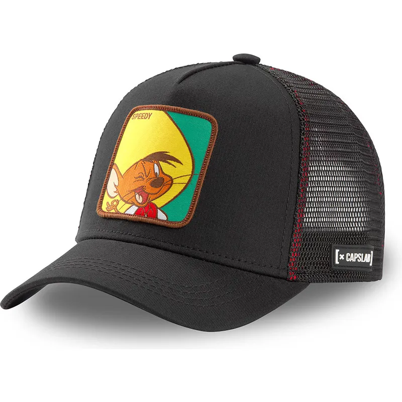 petten-gebogen-zwart-snapback-gon2-speedy-gonzales-looney-tunes-van-capslab