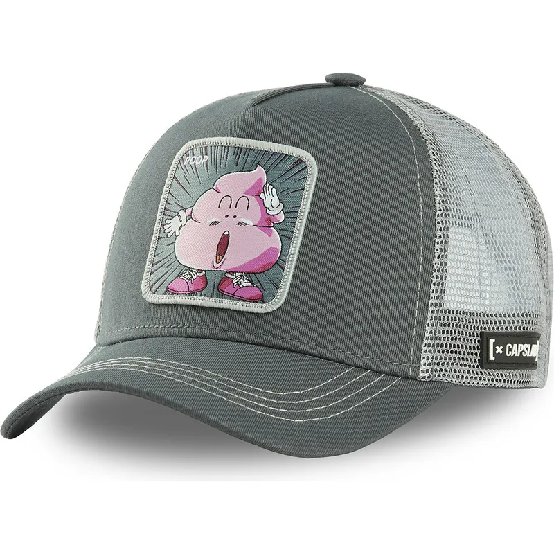 petten-gebogen-grijs-snapback-poo3-poep-dr-slump-van-capslab