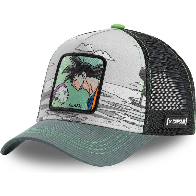 petten-gebogen-grijs-snapback-clash-zig-goku-vs-frieza-dragon-ball-van-capslab