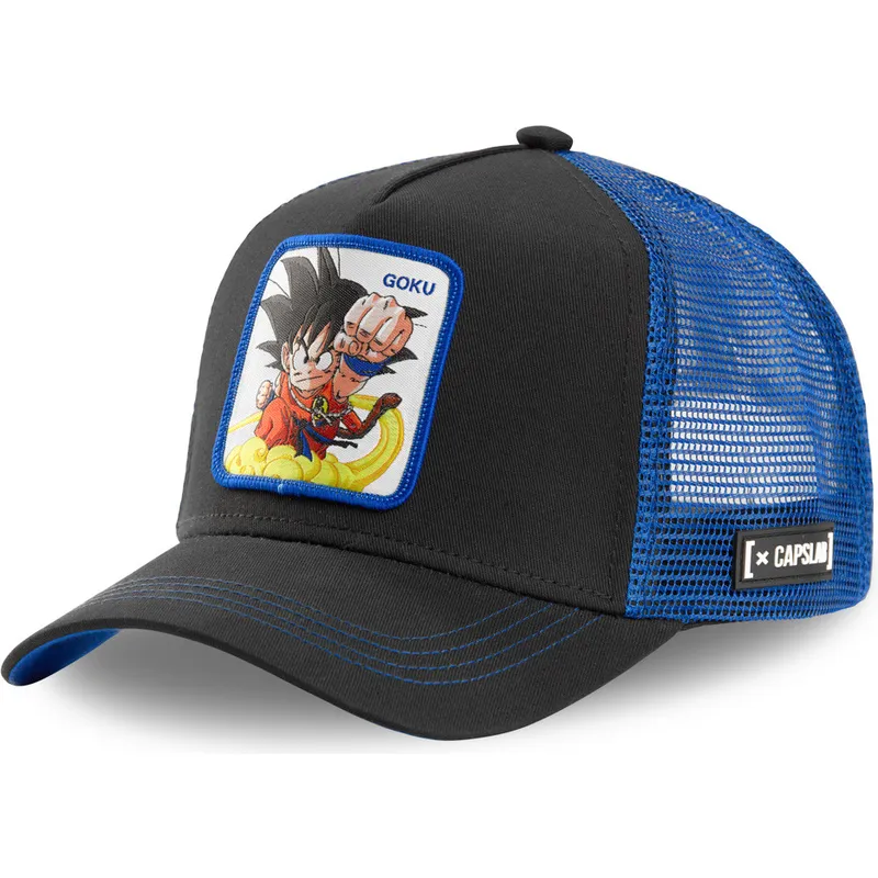 petten-gebogen-zwart-snapback-gok4-son-goku-dragon-ball-van-capslab