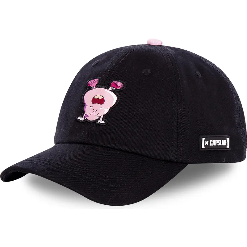 petten-gebogen-zwart-snapback-poo2-poep-dr-slump-van-capslab
