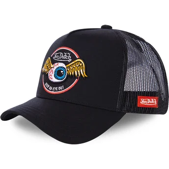 Petten gebogen zwart snapback BLK van Von Dutch