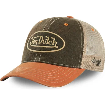 Petten gebogen groen snapback MAC3 van Von Dutch