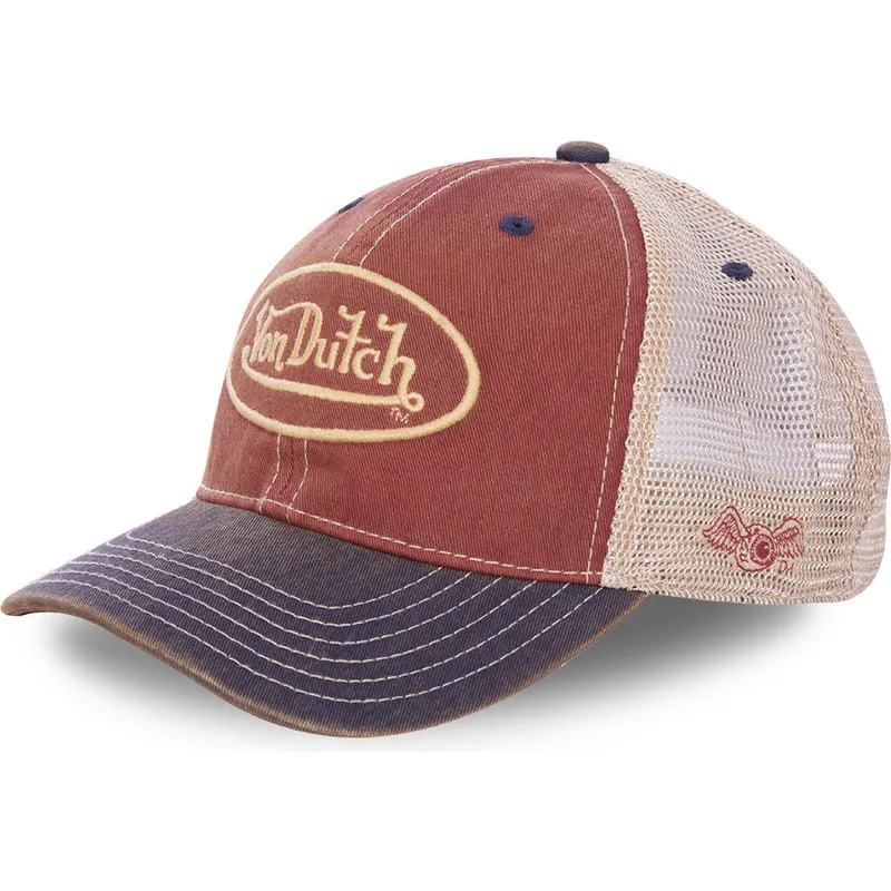 petten-gebogen-rood-snapback-mac5-van-von-dutch