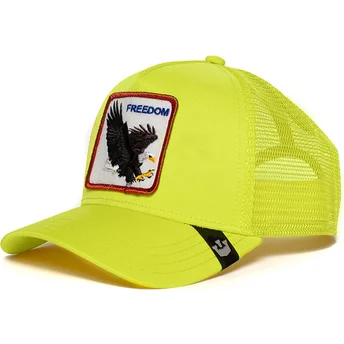 petten-gebogen-geel-snapback-freedom-the-farm-van-goorin-bros