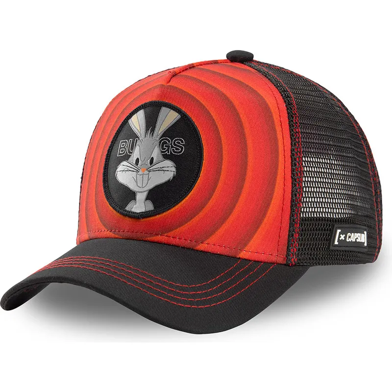petten-gebogen-rood-snapback-bullseye-color-rings-loo-bug1-bugs-bunny-looney-tunes-van-capslab