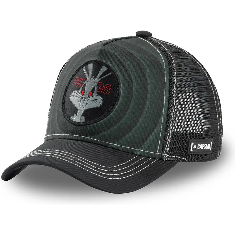 petten-gebogen-zwart-snapback-bullseye-color-rings-loo-bug2-bugs-bunny-looney-tunes-van-capslab
