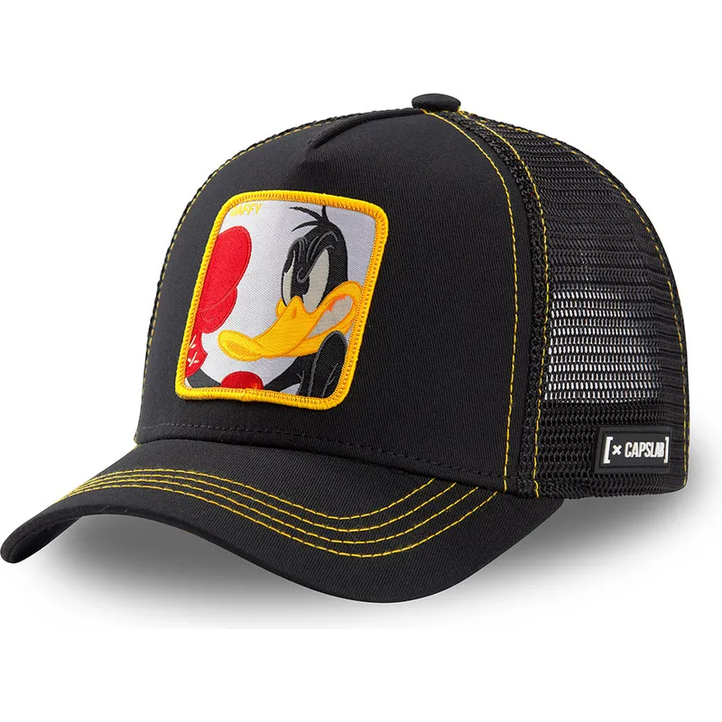 petten-gebogen-zwart-snapback-loo-duk2-daffy-duck-looney-tunes-van-capslab