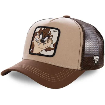 petten-gebogen-bruin-snapback-voor-kinderen-tasmaanse-duivel-looney-tunes-van-capslab