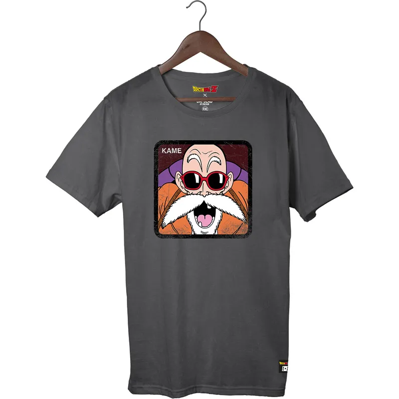 t-shirt-korte-mouw-zwart-tsctor2-muten-roshi-dragon-ball-van-capslab