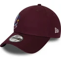 petten-gebogen-rood-verstelbaar-9forty-chase-van-new-era