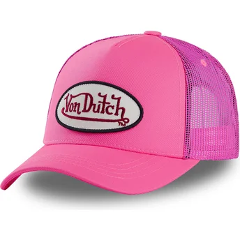petten-gebogen-roze-snapback-fresh04-van-von-dutch