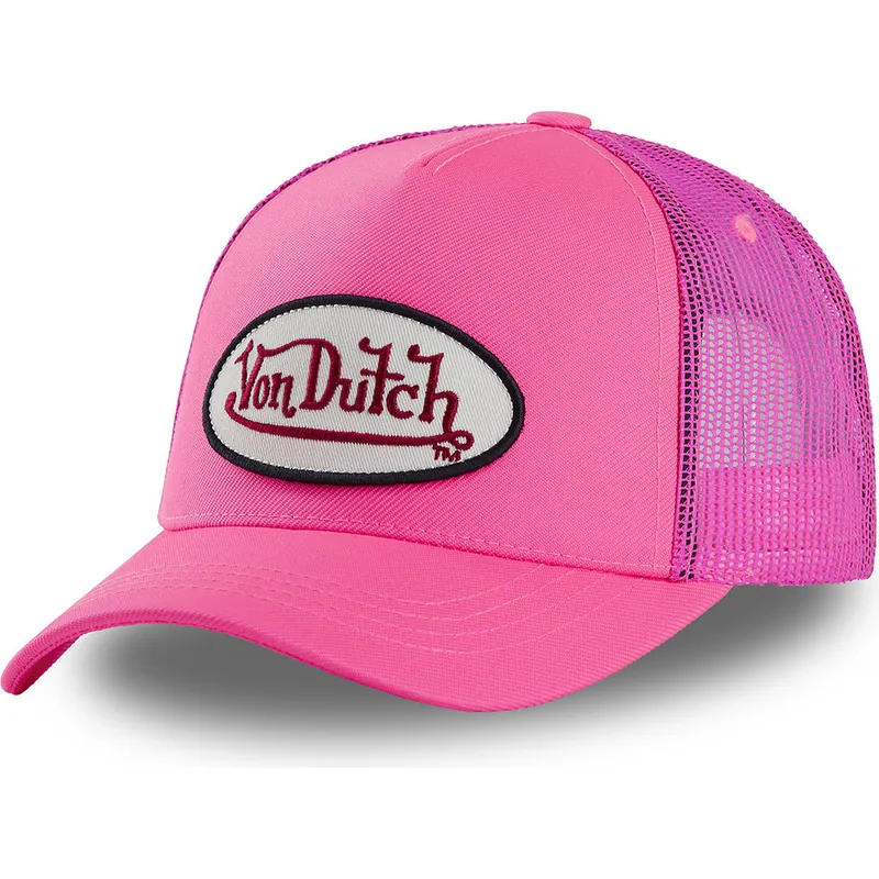 petten-gebogen-roze-snapback-fresh04-van-von-dutch
