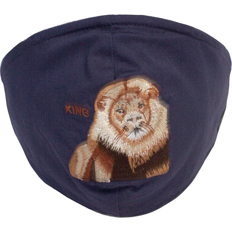 maskers-en-bescherming-marineblauw-mascarilla-reutilizable-mane-cat-the-farm-van-goorin-bros maskers-en-bescherming-marineblauw-mascarilla-reutilizable-mane-cat-the-farm-van-goorin-bros