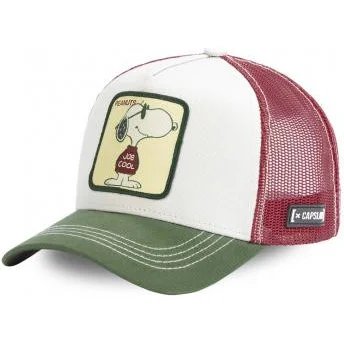 Petten gebogen wit snapback Joe Cool JOE Snoopy Peanuts van Capslab