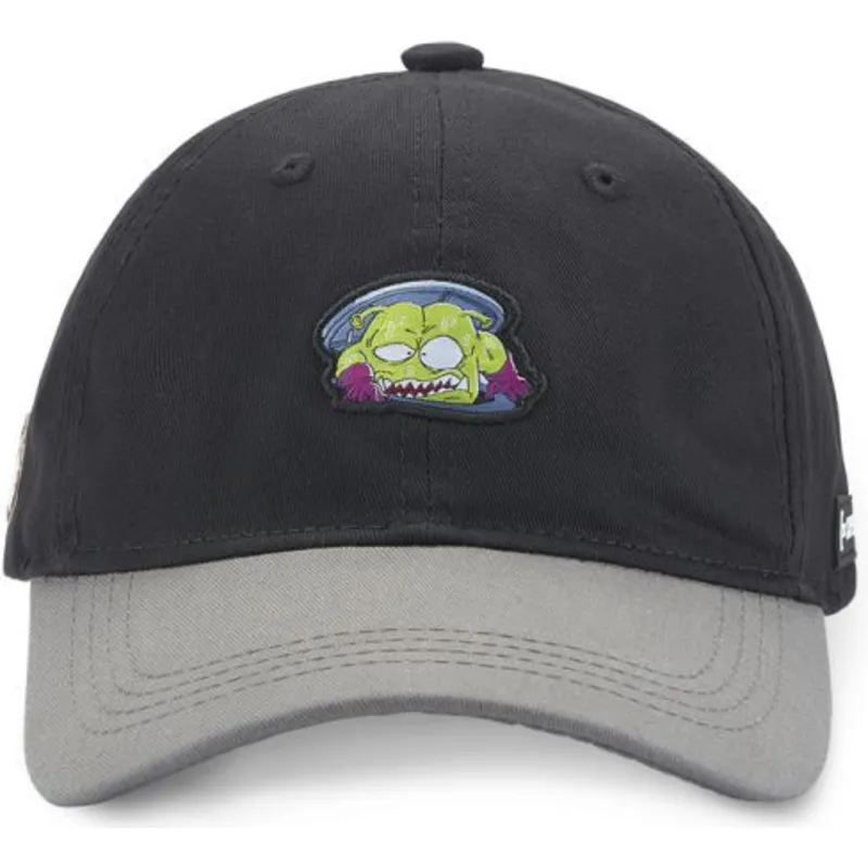 petten-gebogen-zwart-snapback-nik1-nikochan-dr-slump-van-capslab
