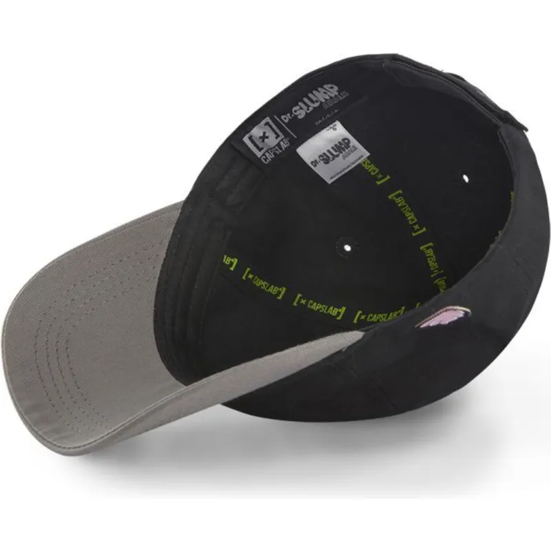 petten-gebogen-zwart-snapback-nik1-nikochan-dr-slump-van-capslab