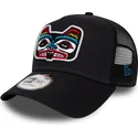 petten-gebogen-marineblauw-snapback-bear-tattoo-pack-a-frame-van-new-era