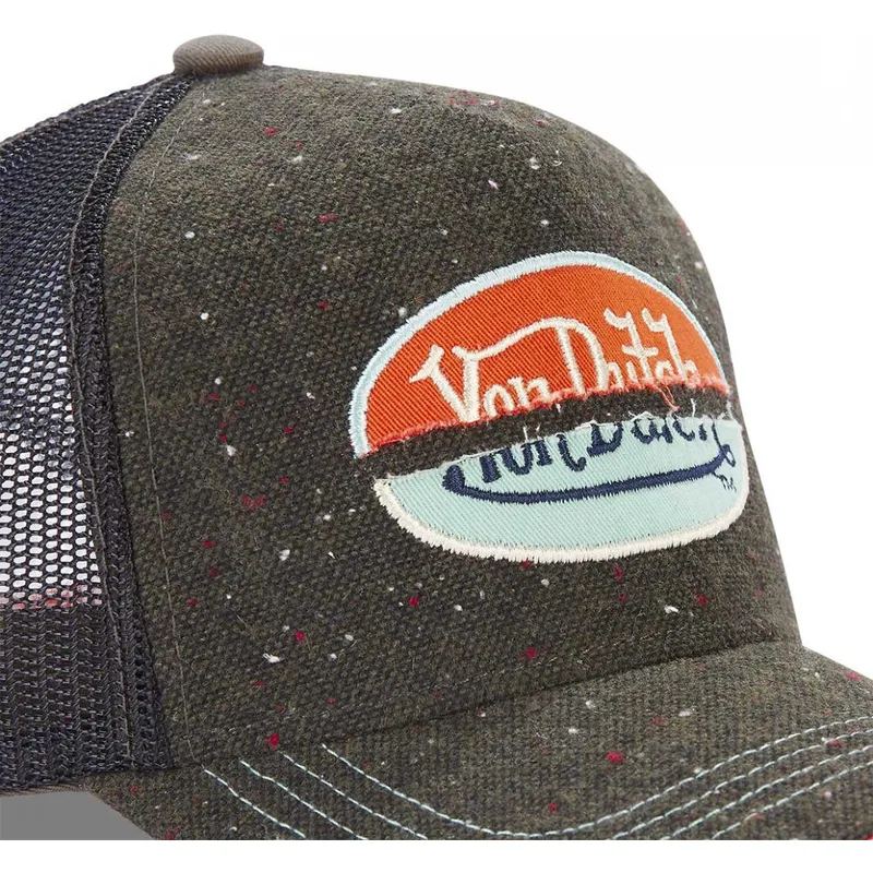 petten-gebogen-groen-snapback-avon-gre-van-von-dutch