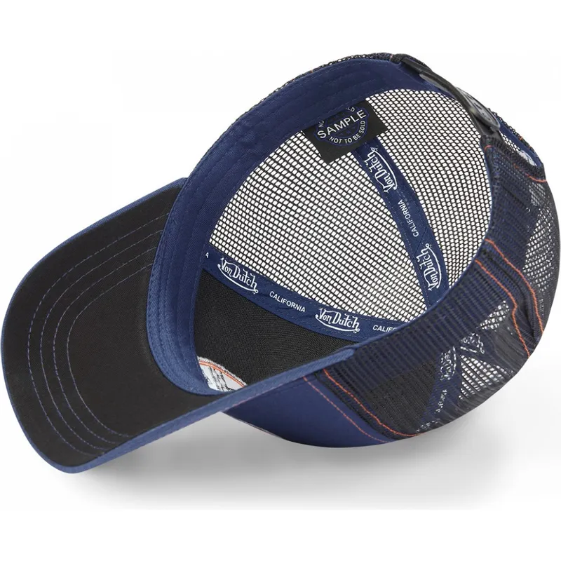 petten-gebogen-blauw-snapback-adam-blu-van-von-dutch