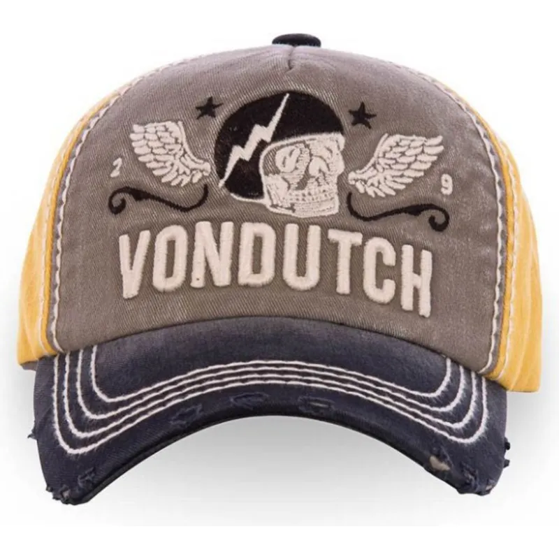 petten-gebogen-grijs-verstelbaar-xavier08-van-von-dutch