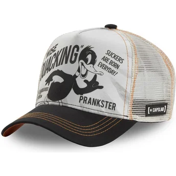 petten-gebogen-wit-snapback-loo-duc1-daffy-duck-looney-tunes-van-capslab