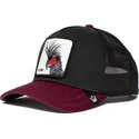 petten-gebogen-zwart-snapback-punk-sqwauk-the-farm-van-goorin-bros