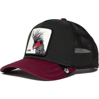 petten-gebogen-zwart-snapback-punk-sqwauk-the-farm-van-goorin-bros