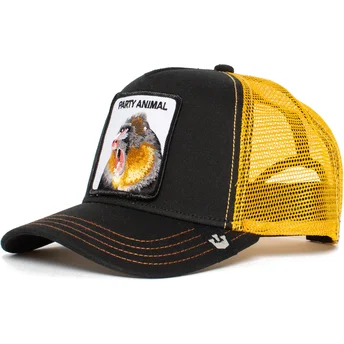petten-gebogen-zwart-snapback-party-animal-the-farm-van-goorin-bros