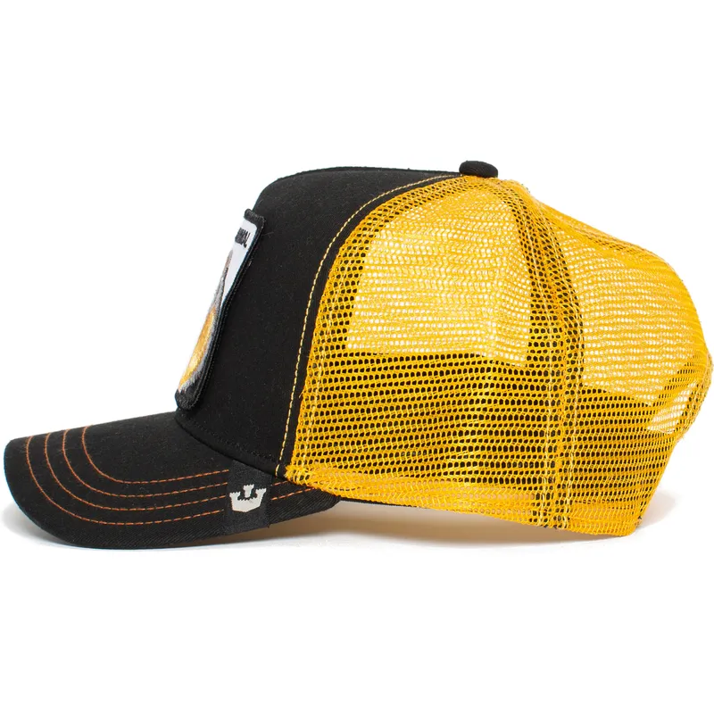 petten-gebogen-zwart-snapback-party-animal-the-farm-van-goorin-bros