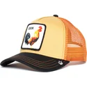 petten-gebogen-oranje-snapback-a-doodle-doo-the-farm-van-goorin-bros
