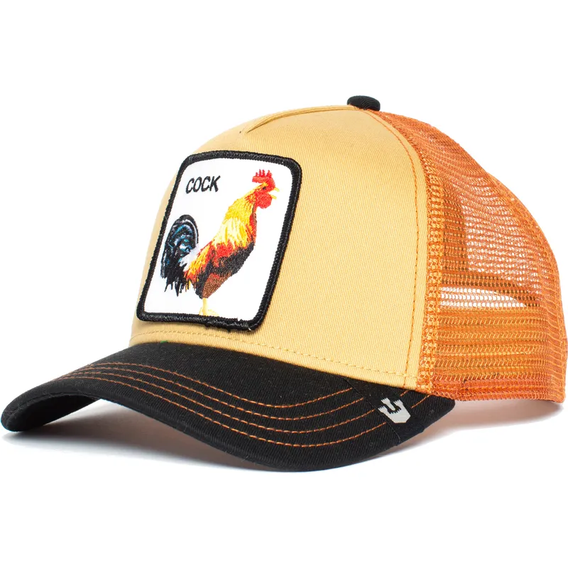 petten-gebogen-oranje-snapback-a-doodle-doo-the-farm-van-goorin-bros petten-gebogen-oranje-snapback-a-doodle-doo-the-farm-van-goorin-bros