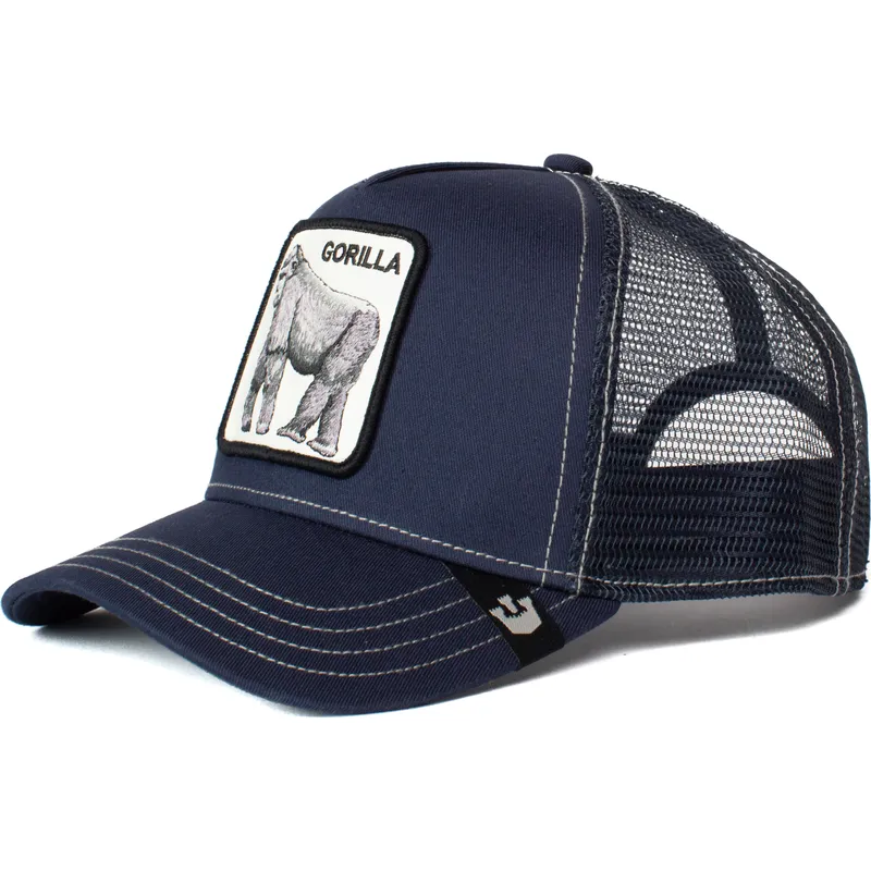petten-gebogen-marineblauw-snapback-king-of-the-jungle-the-farm-van-goorin-bros