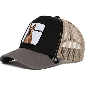 petten-gebogen-zwart-snapback-bouncer-the-farm-van-goorin-bros