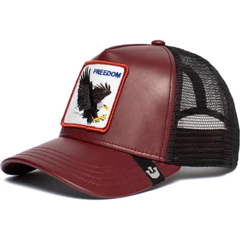 petten-gebogen-rood-snapback-big-bird-the-farm-van-goorin-bros