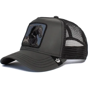 petten-gebogen-zwart-snapback-ride-that-stallion-the-farm-van-goorin-bros