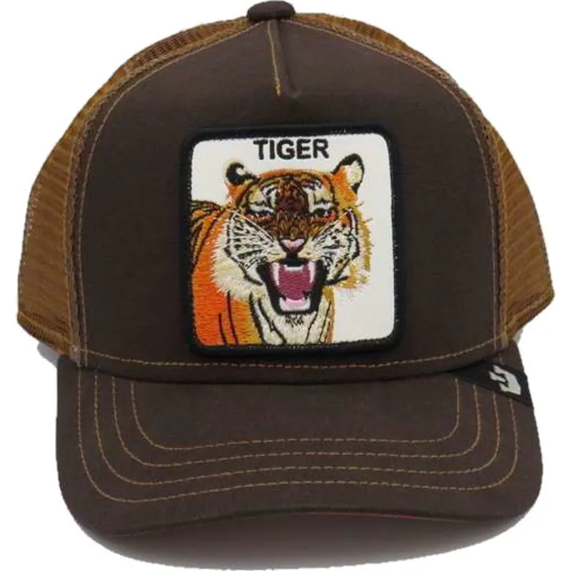 petten-gebogen-bruin-snapback-voor-kinderen-little-tiger-the-farm-van-goorin-bros