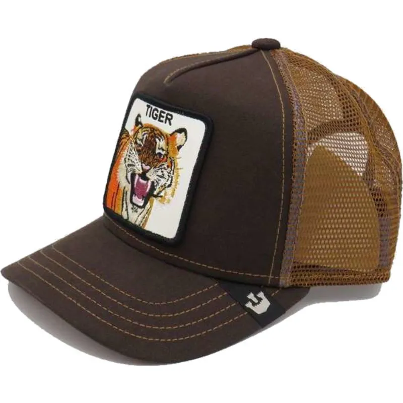 petten-gebogen-bruin-snapback-voor-kinderen-little-tiger-the-farm-van-goorin-bros
