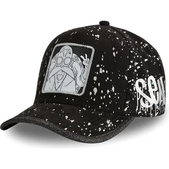 petten-gebogen-zwart-verstelbaar-tag-kam-muten-roshi-dragon-ball-van-capslab