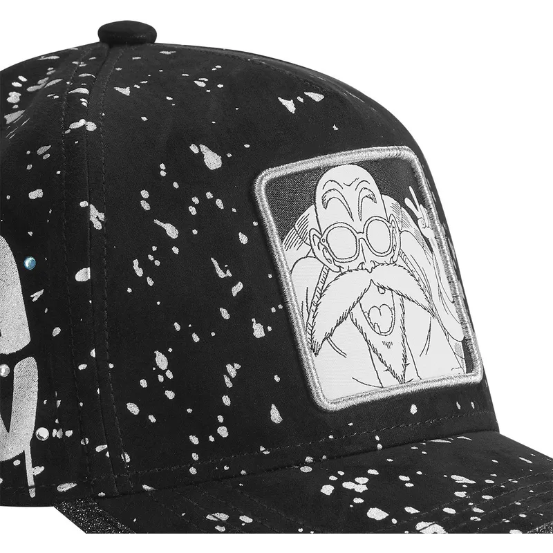 petten-gebogen-zwart-verstelbaar-tag-kam-muten-roshi-dragon-ball-van-capslab