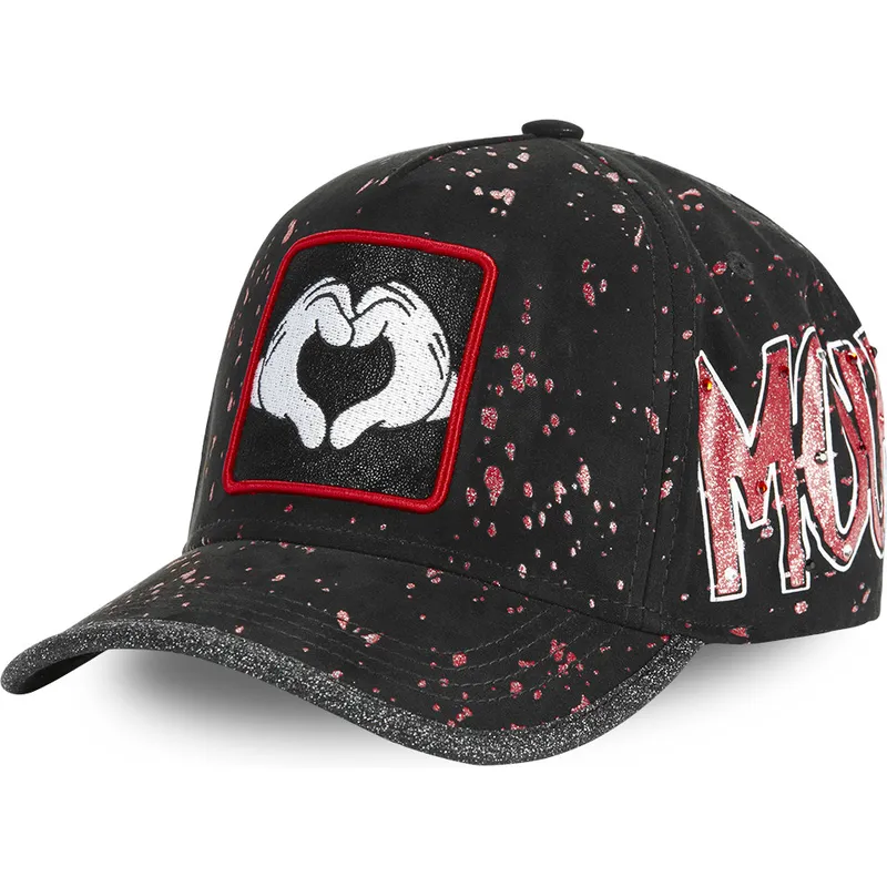 petten-gebogen-zwart-verstelbaar-manos-corazon-tag-mic2-mickey-mouse-disney-van-capslab petten-gebogen-zwart-verstelbaar-manos-corazon-tag-mic2-mickey-mouse-disney-van-capslab
