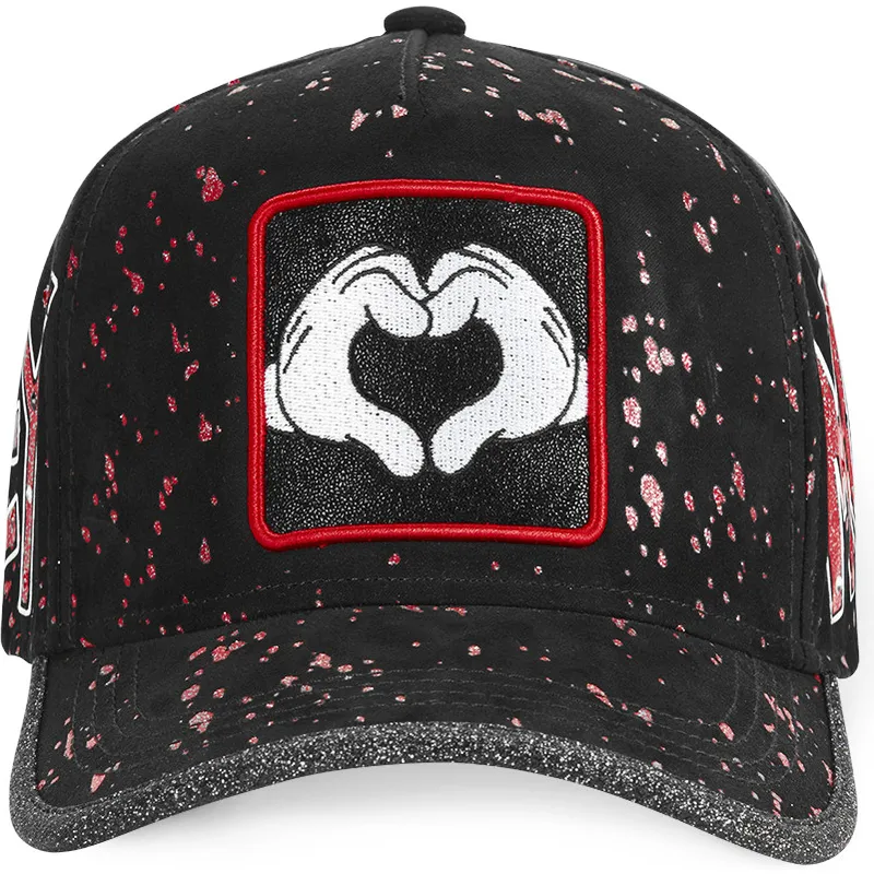 petten-gebogen-zwart-verstelbaar-manos-corazon-tag-mic2-mickey-mouse-disney-van-capslab petten-gebogen-zwart-verstelbaar-manos-corazon-tag-mic2-mickey-mouse-disney-van-capslab