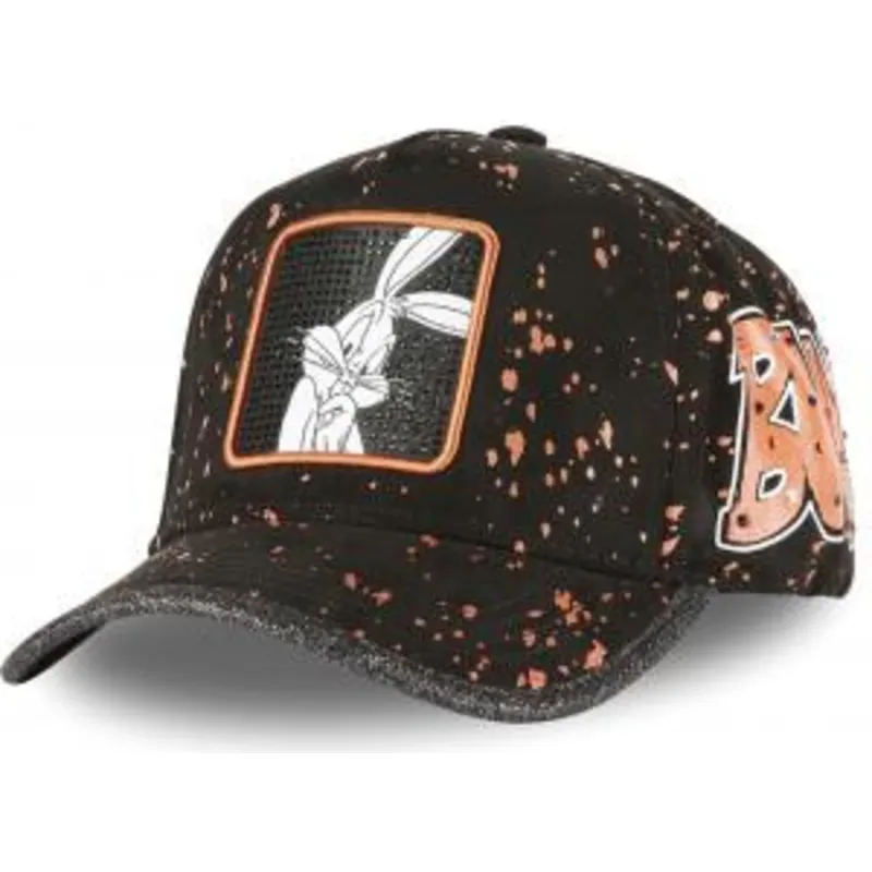 petten-gebogen-zwart-verstelbaar-tag-bug-bugs-bunny-looney-tunes-van-capslab