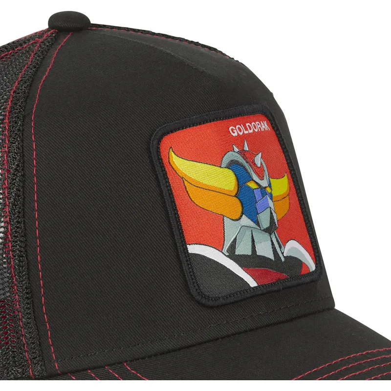 petten-gebogen-zwart-snapback-gol2-ufo-goldorak-robot-grendizer-van-capslab petten-gebogen-zwart-snapback-gol2-ufo-goldorak-robot-grendizer-van-capslab