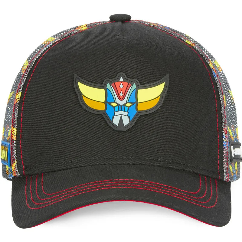 petten-gebogen-zwart-snapback-msk2-ufo-goldorak-robot-grendizer-van-capslab