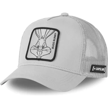 Petten gebogen grijs snapback LOO4 BUG1 Bugs Bunny Looney Tunes van Capslab