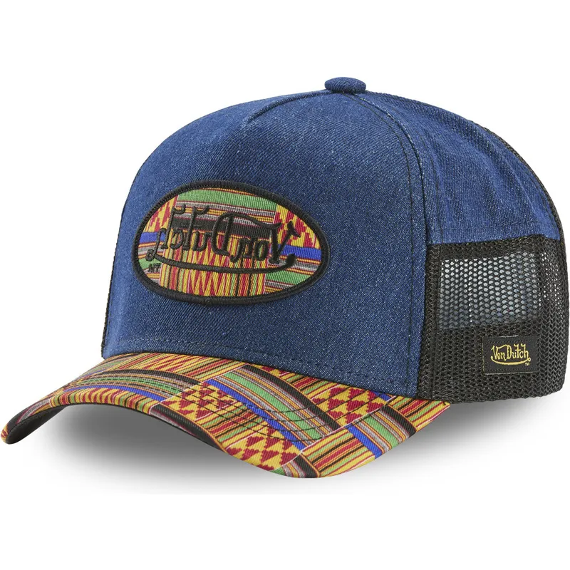 petten-gebogen-blauw-snapback-atru-wax-van-von-dutch