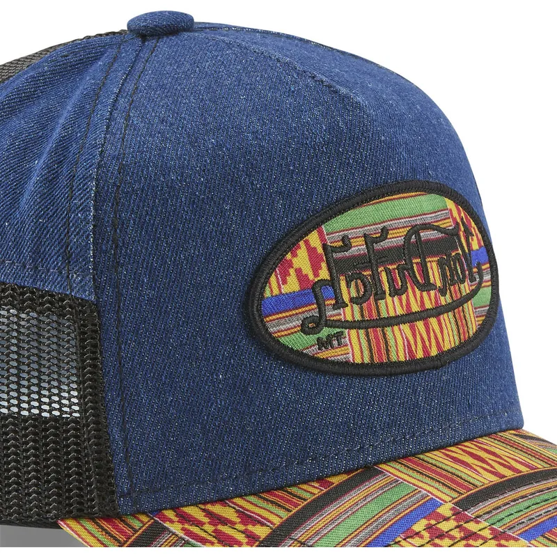 petten-gebogen-blauw-snapback-atru-wax-van-von-dutch