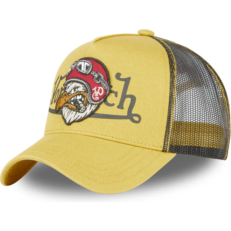 petten-gebogen-geel-snapback-bird-m-van-von-dutch